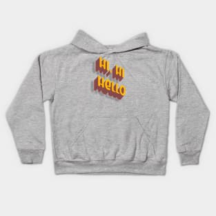 Hi Hi Hello Kids Hoodie